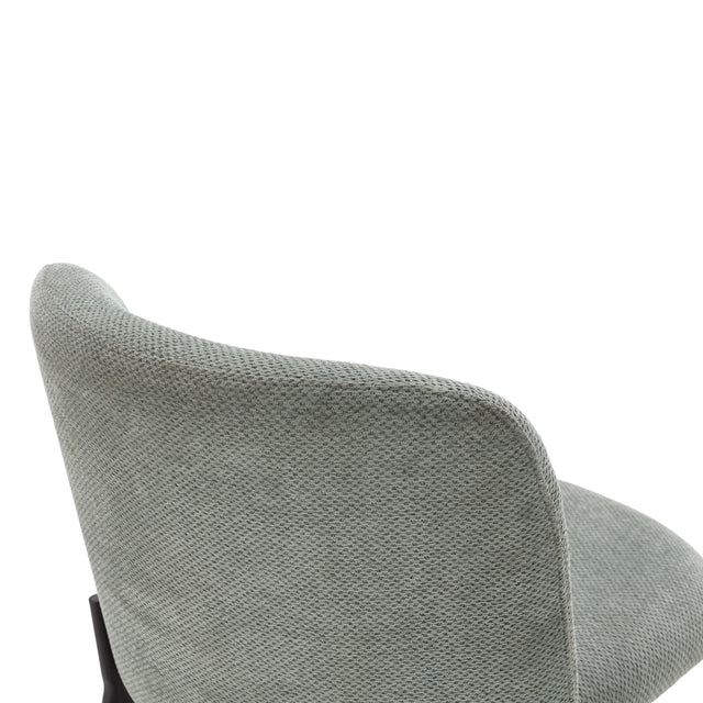 Silla Tapizada Ginny Verde Menta, vista adicional