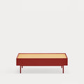Mesa de Centro Rectangular Arista 110 Burdeos