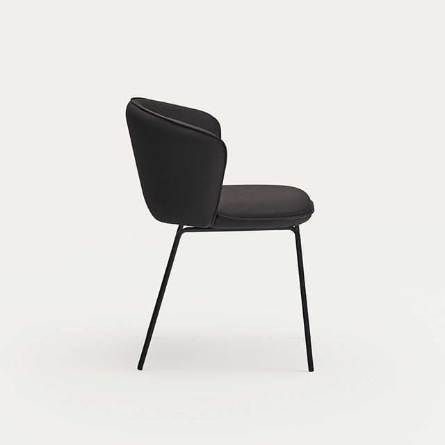 Silla de Comedor Tapizada Add Negra