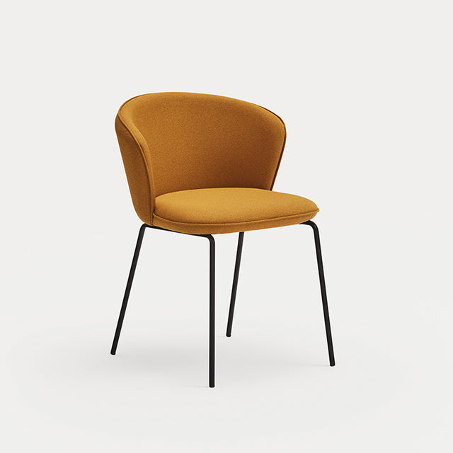 Silla de Comedor Tapizada Add Mostaza