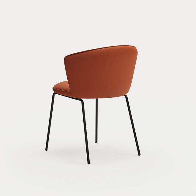 Silla de Comedor Tapizada Add Terracota