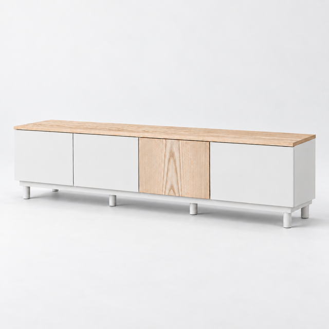Mueble TV Nolla 200cm Natural Nordico