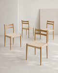 Silla Bonnie Oak & Cuerda Natural