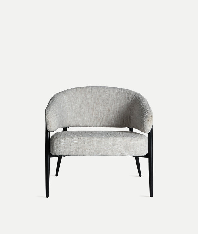 Sillón Tapizado Sers Blanco Roto