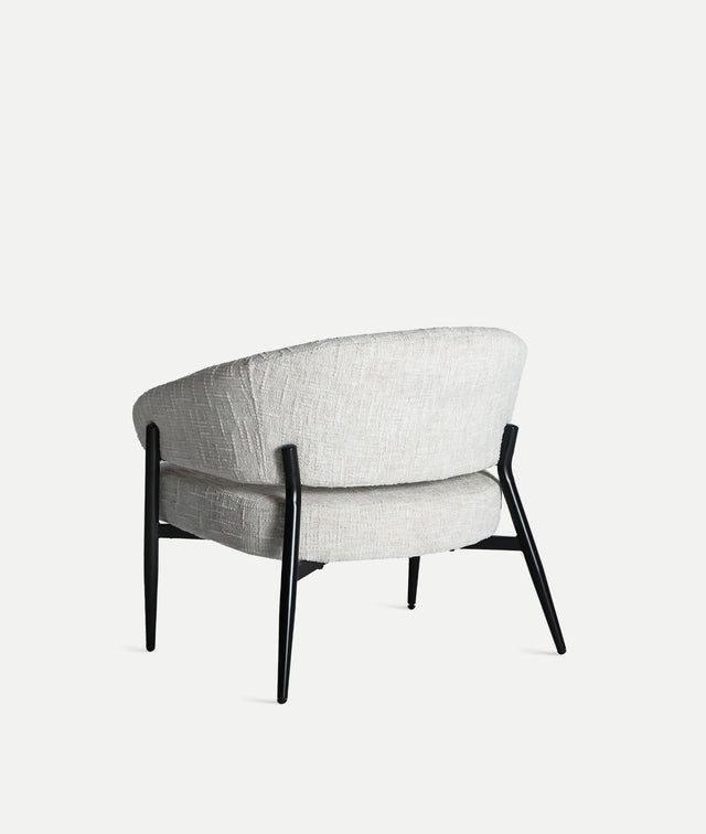 Sillón Tapizado Sers Blanco Roto