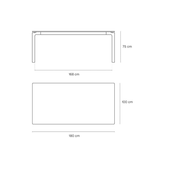 Mesa de Comedor Rectangular Nicola 140 - 180 Blanca en ambiente para comedor de estilo nórdico