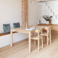 Vista lateral Mesa de Comedor Extensible Atlas 160 - 200 cm comedor salón Teulat Slowdeco