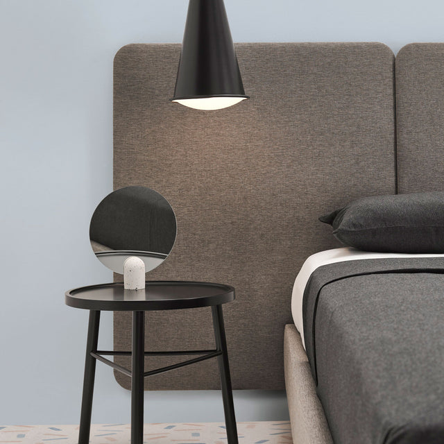 Cabecero modular 140cm Tapizado Gris tierra - Libra 18 Slowdeco